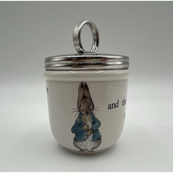 Wedgwood 1993 Peter Rabbit Egg Coddler The Beatrix Potter Collection England - Picture 3 of 11
